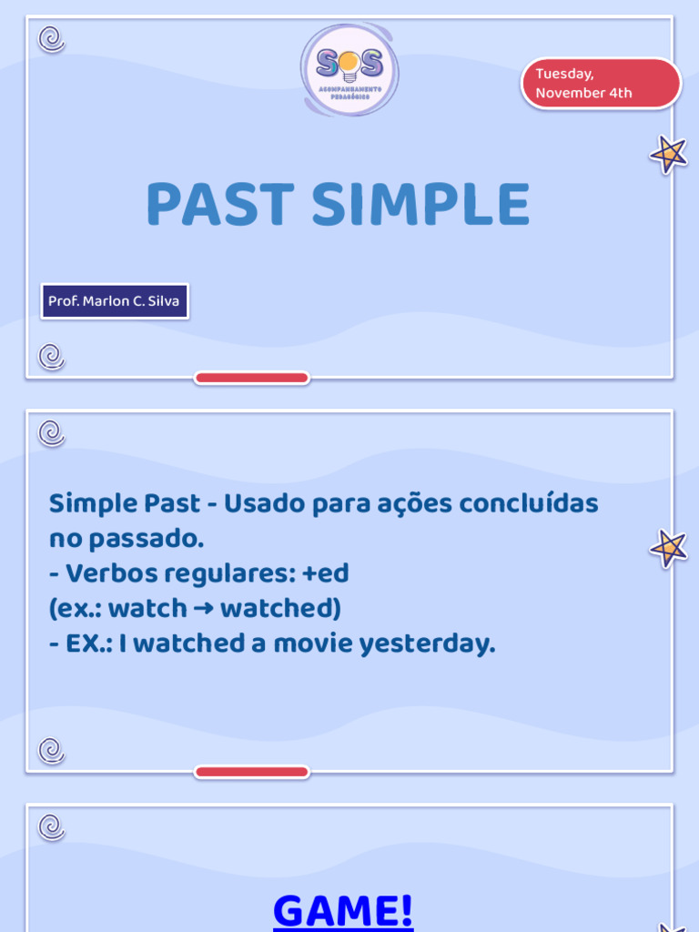 Sos_past Simple (2) | PDF