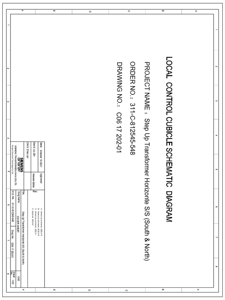 812545-548 Local Control Cubicle Schematic Diagram-Rev.0 | PDF ...