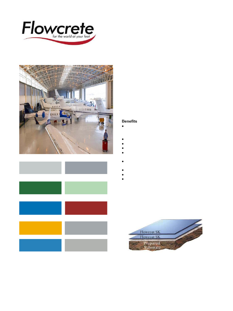 Flowcoat SK: High Build Epoxy Coating | PDF | Concrete | Materials