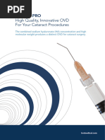 DUOVISC® Viscoelastic System Overview | PDF | Syringe | Human Eye