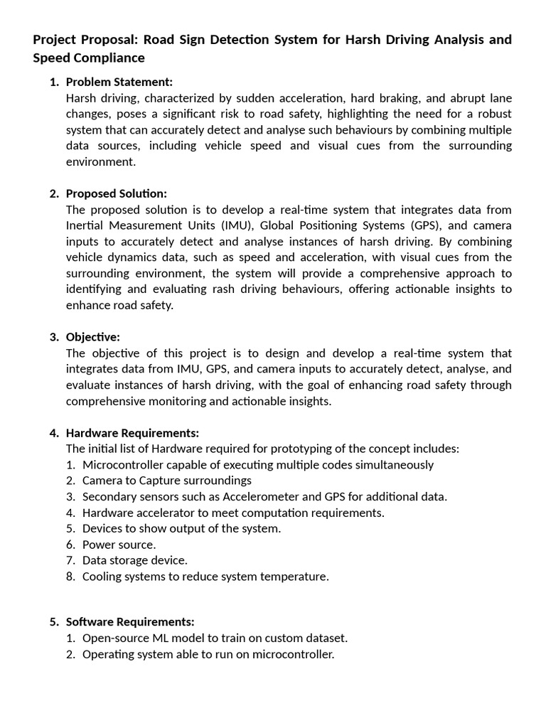 Project Proposal | PDF | System | Computer Science