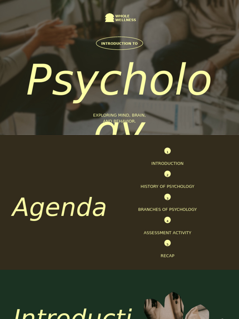 Introduction to Psychology Overview | PDF | Psychology | Mind