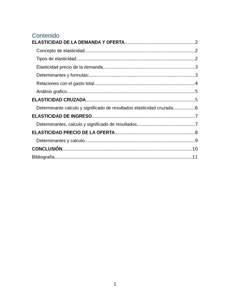 Elasticidad de la Demanda y Oferta en Economía | PDF | Elasticidad ...
