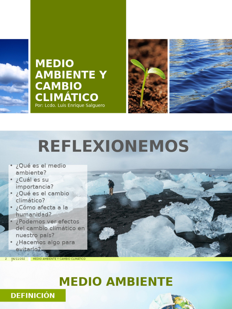 Clase 18 (Medio Ambiente y Cambio Climático) | PDF | Entorno natural ...