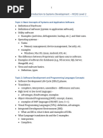 Intro to Systems Development Level 2 | PDF | Computer Programming ...