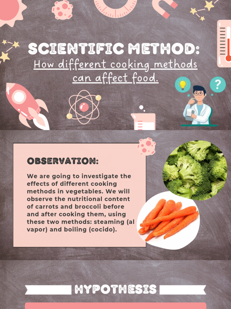 Cooking Methods: Boiling vs. Steaming Nutrients | PDF