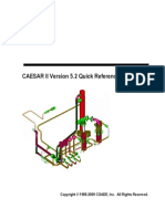 CAESAR II Version 5.2 Quick Reference Guide