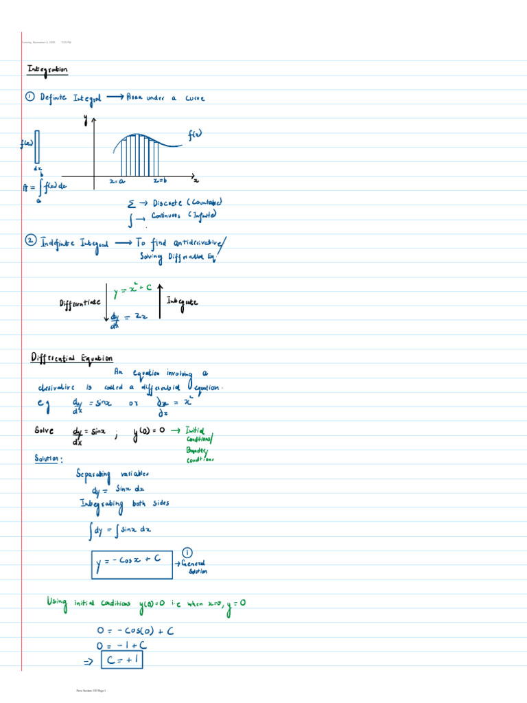Integration Lecture 1 Pdf