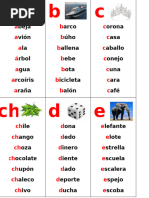 100 palabras con cada letra del abecedario | PDF