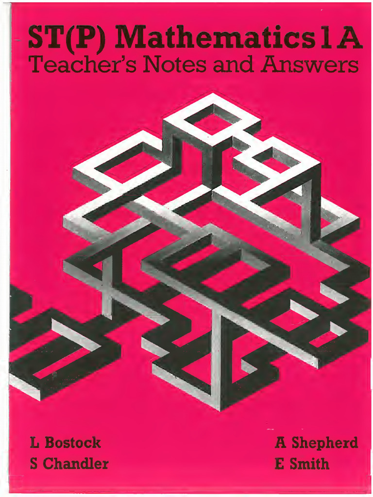 ST(P) Mathematics 1A Teacher's Guide | PDF | Arithmetic | Mathematics