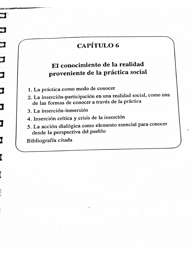 003-El Conocimiento de La Realidad Proveniente de La Pr-Ctica Social | PDF