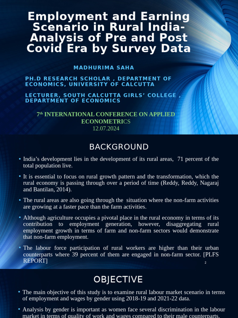 Rural Employment and Wage Analysis in India | PDF | Gender Pay Gap ...