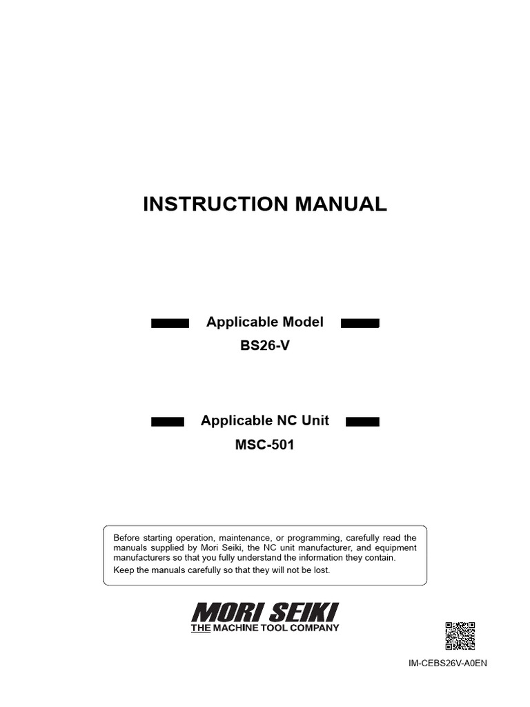 BS26-V Instruction Manual Overview | PDF | Power Supply | Switch