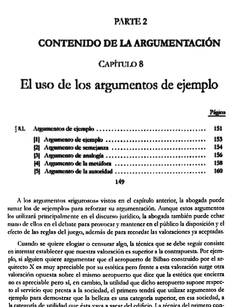 08 - El Uso de Los Argumentos de Ejemplo | PDF
