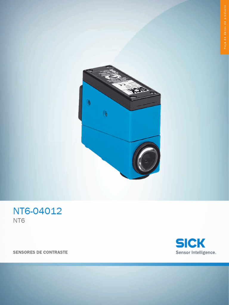 Hoja de datos del sensor NT6-04012 | PDF