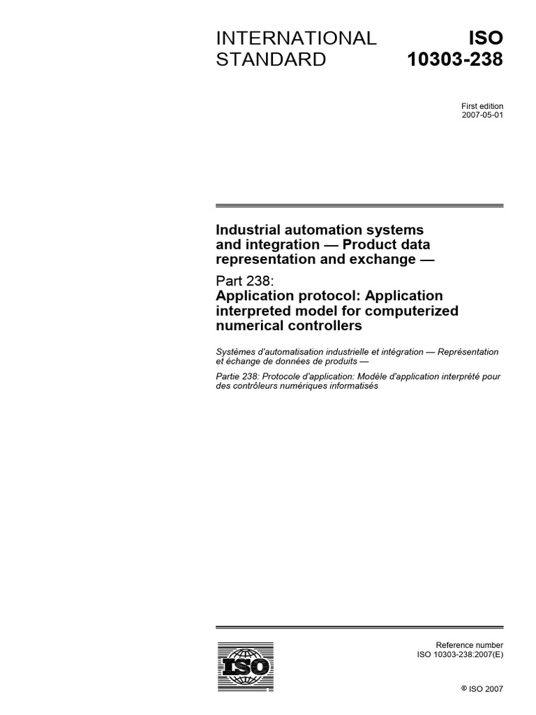 Iso 10303-238-2007 | PDF | International Organization For Standardization