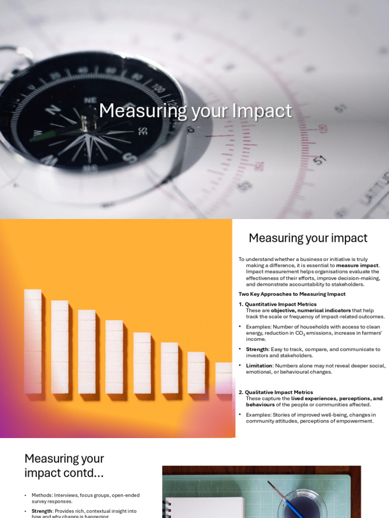 Measuring Your Impact | PDF | Economies