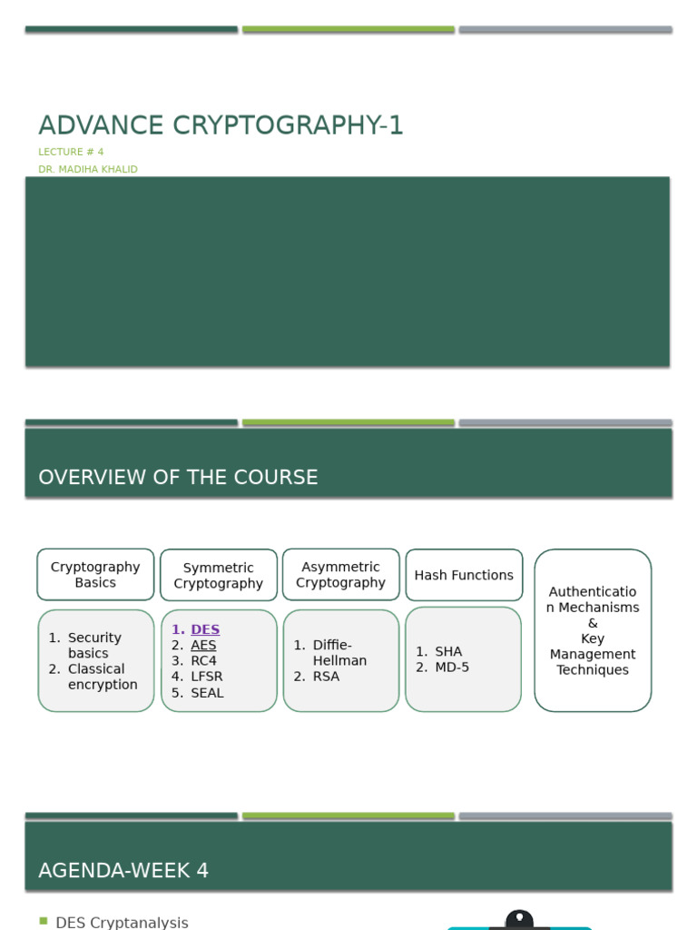 Lecture 4-Advance Cryptography-1-DeS Modes | PDF | Applied Mathematics ...