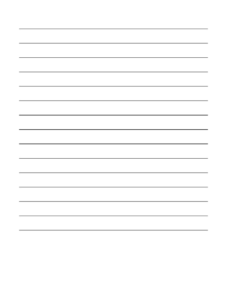 Blank Ruled Paper | PDF