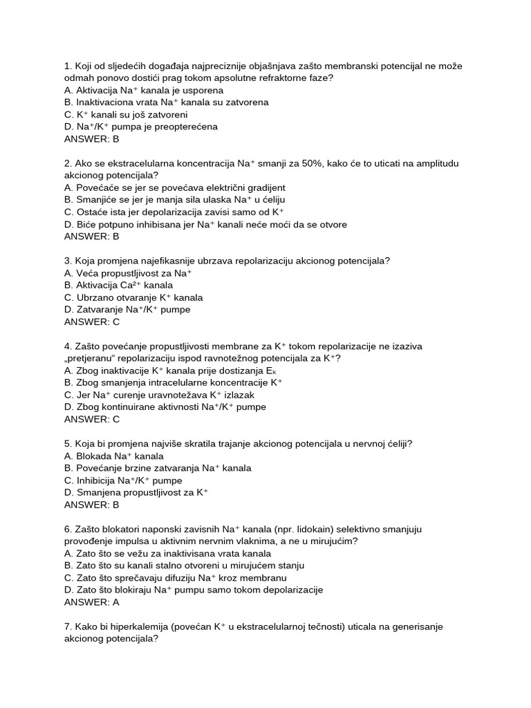 Test Prvi 1 SRB | PDF