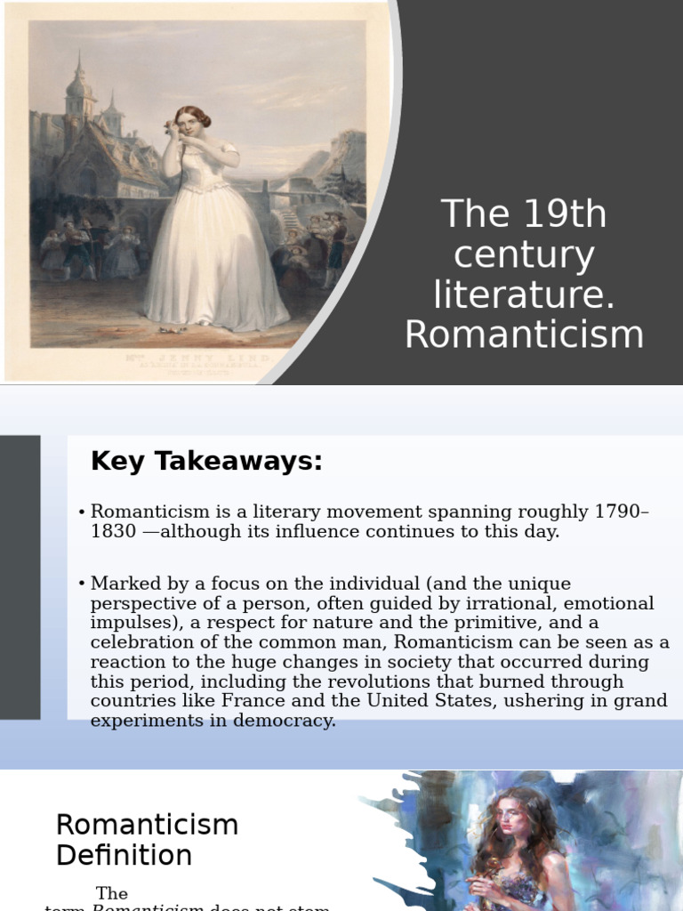 Lecture 8 Romanticism | PDF | Romanticism | Samuel Taylor Coleridge