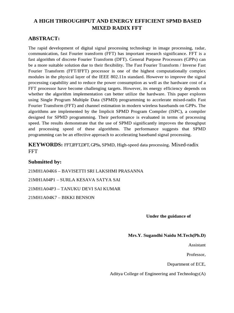 Abstract Project | PDF