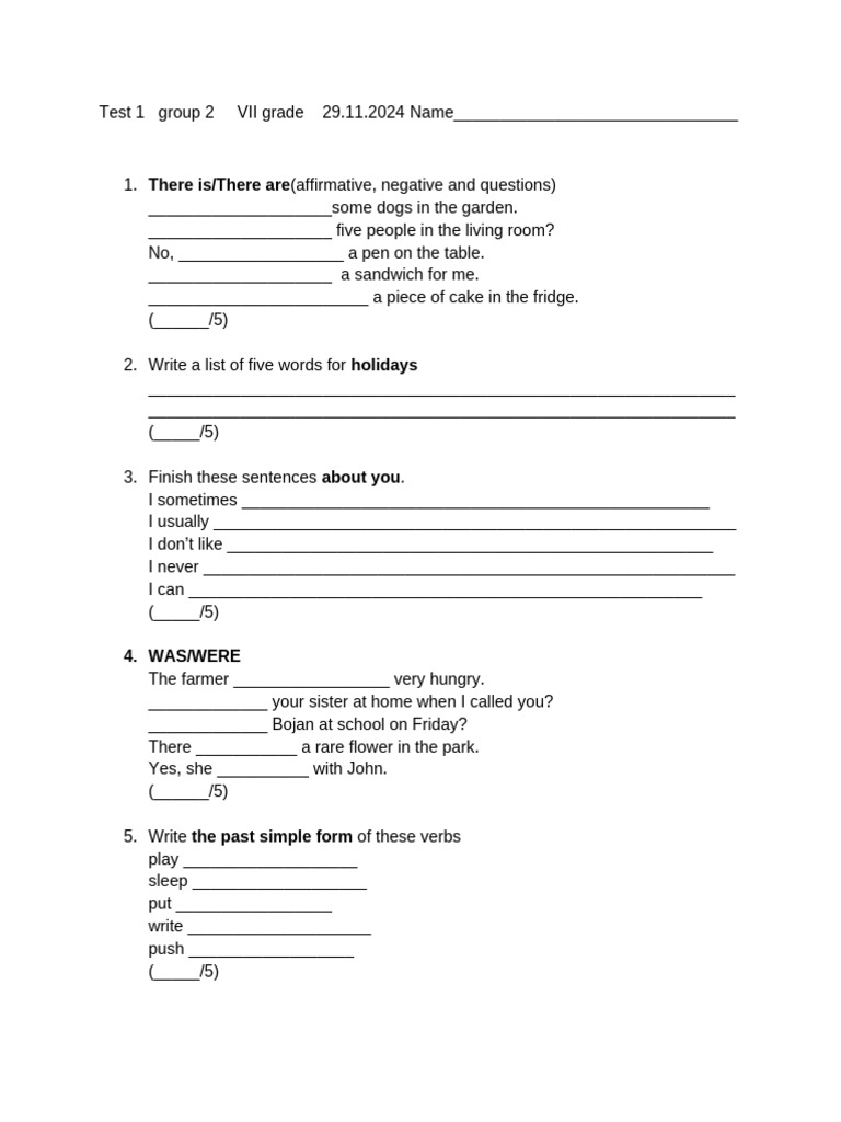 Test Modul 1 I 2 Grupa 2 | PDF | Linguistics | Syntax