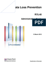 CP R75.40 Data Loss Prevention Admin Guide