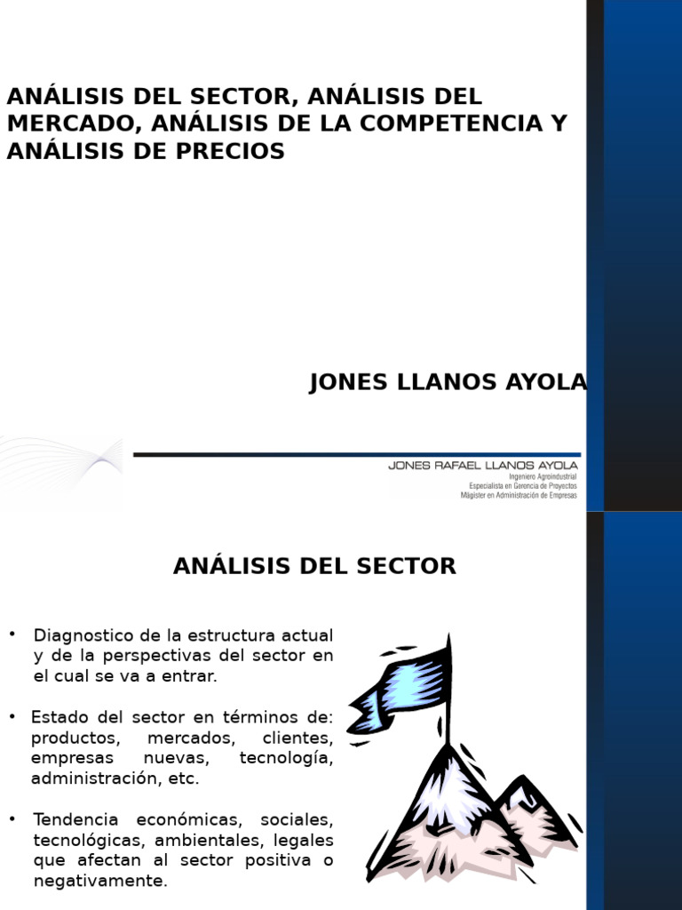 Análisis Del Sector, Mercado, Competencia y Precio | PDF | Precios ...