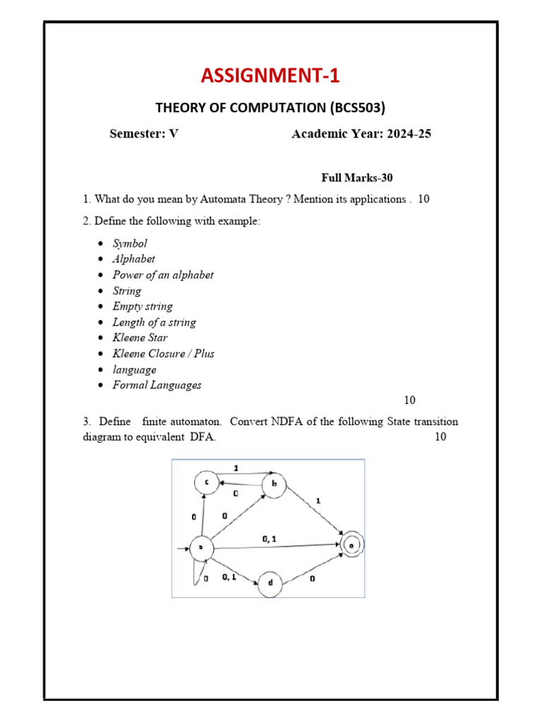 Toc CS503 A-1 | PDF