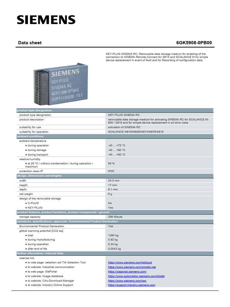 6GK59080PB00 Datasheet en | PDF | Computer Security | Security