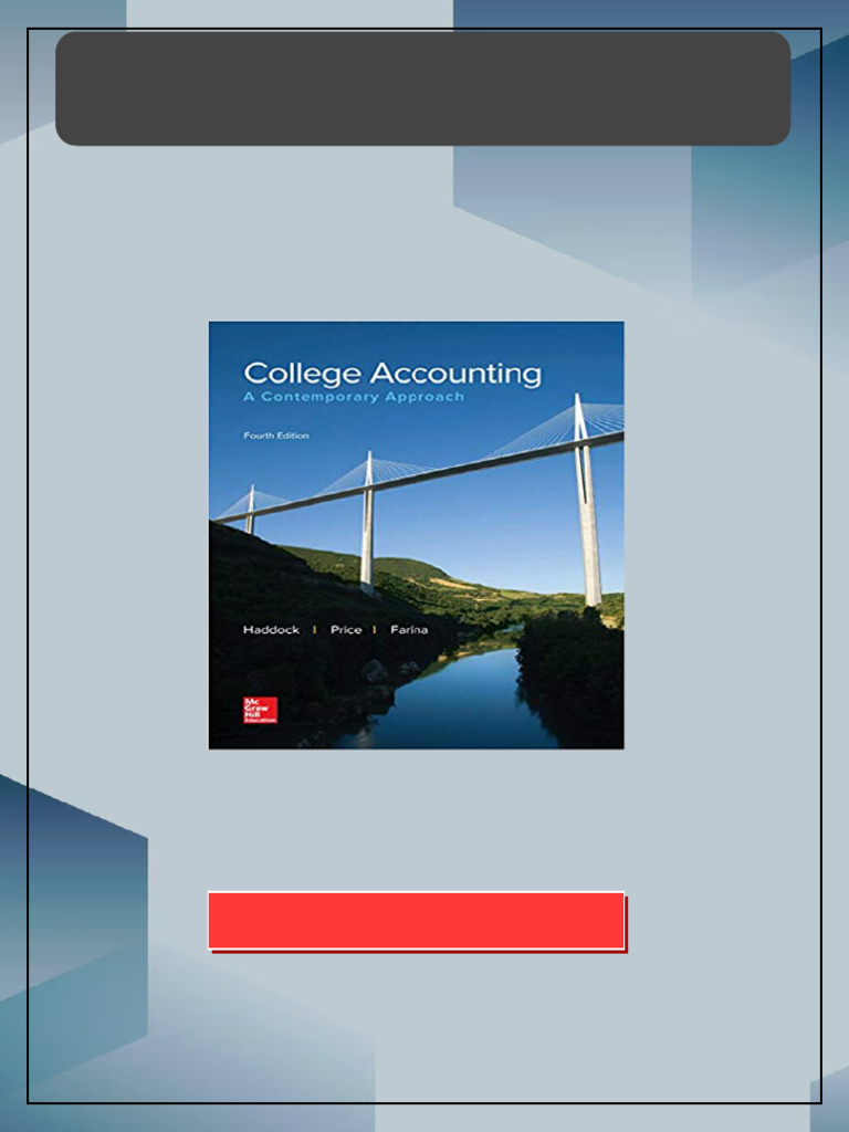 Solution Manual for College Accounting: A Contemporary Approach, 4th ...