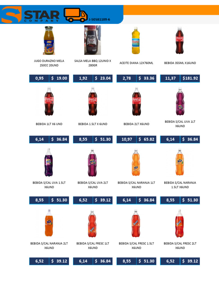 Catalogo Star Company 26-09 (Plaza) | PDF | Carne