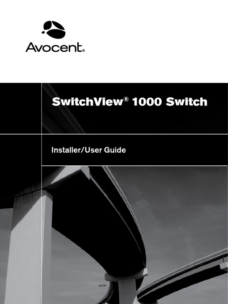 Switchview 1000 Switch: Installer/User Guide | PDF | Computing ...