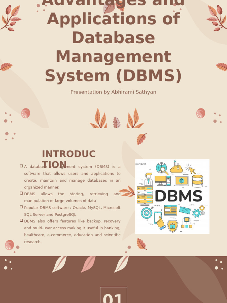 Benefits of Database Management Systems | PDF | Databases | Database ...