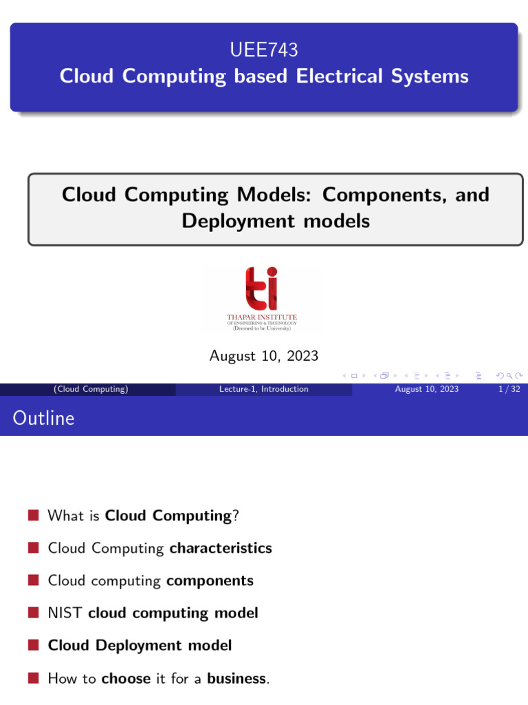 Cloud Computing Overview and Models | PDF | Cloud Computing | Computing