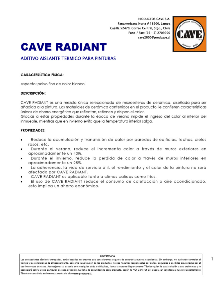 Radiant | PDF | Calor | Aire acondicionado