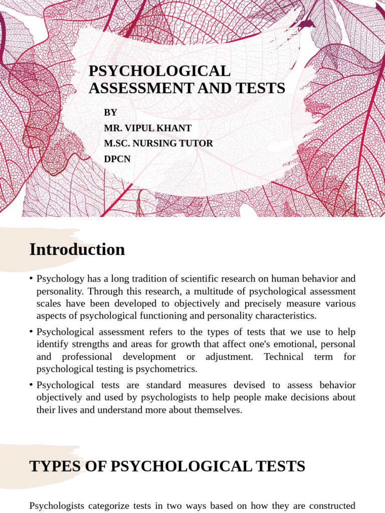 Chap - 8 | PDF | Psychological Testing | Psychological Evaluation
