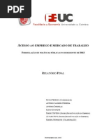 Acesso Ao Emprego e Mercado de Trabalho