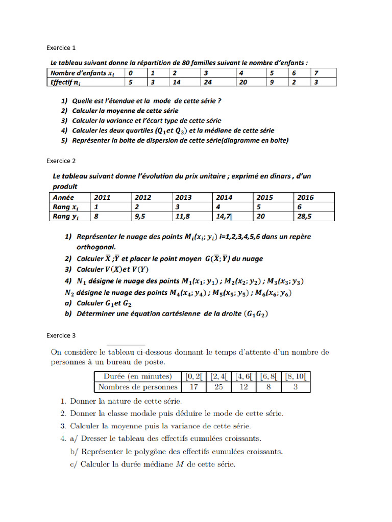 Exercice 1 | PDF