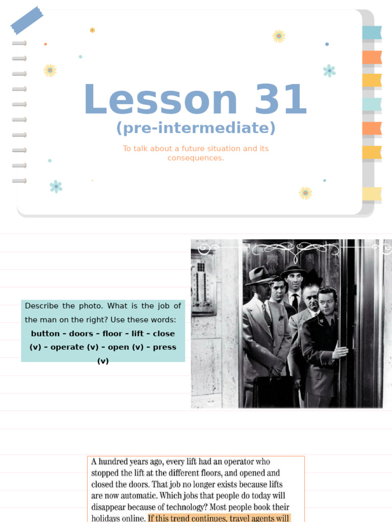 Lesson 31 - First Conditional | PDF