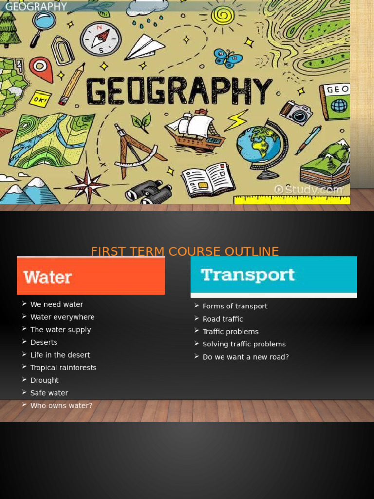 Lesson Note On Introduction To Geography and Uses of Water - 080133 ...