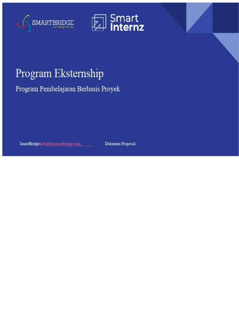 Program Eksternship SmartBridge untuk Siswa | PDF