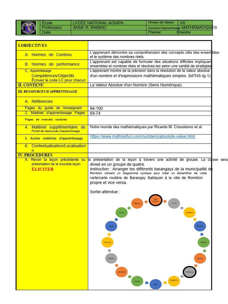Comprendre la Valeur Absolue en Mathématiques PDF Apprentissage — free download