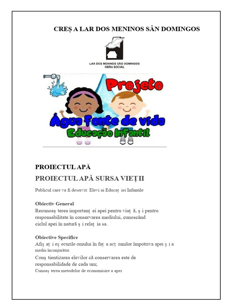 Proiect Apă | PDF