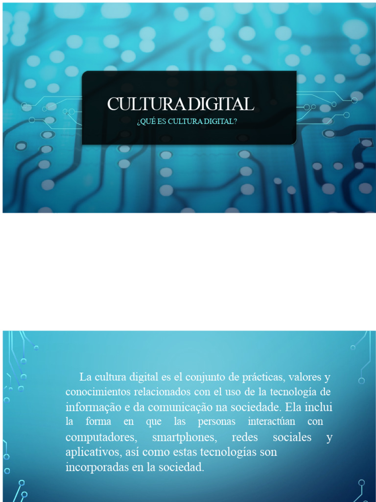 Introducción a la Cultura Digital y TIC | PDF | Hardware de la ...