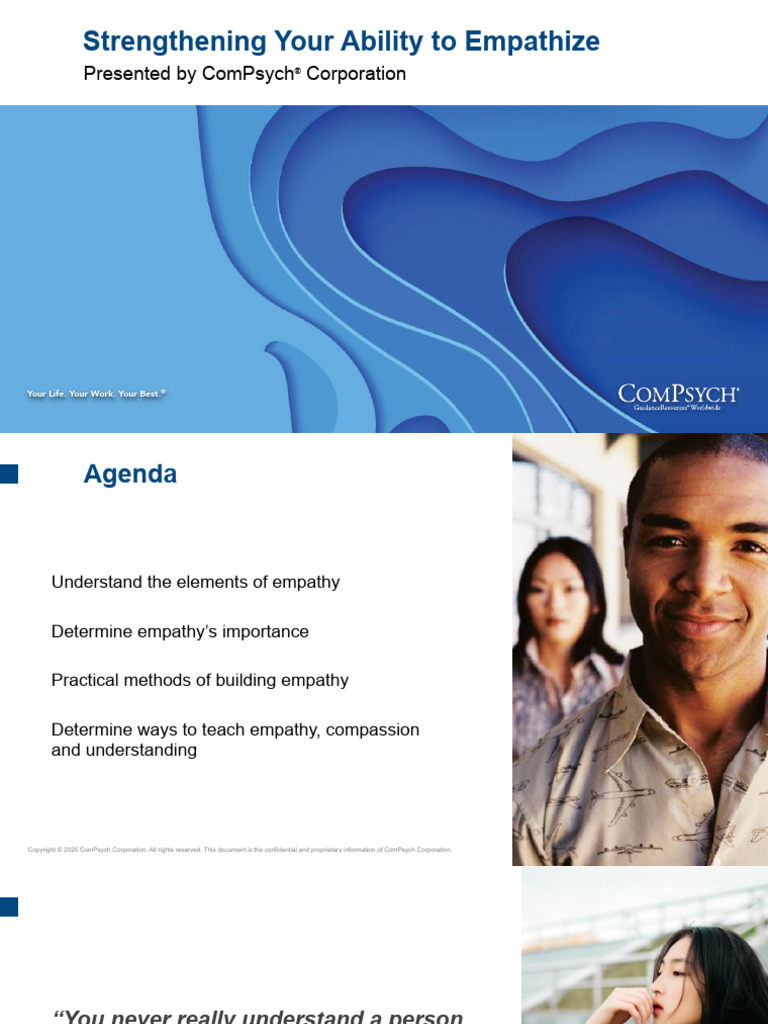 Building Empathy Skills Workshop | PDF | Empathy | Psychology
