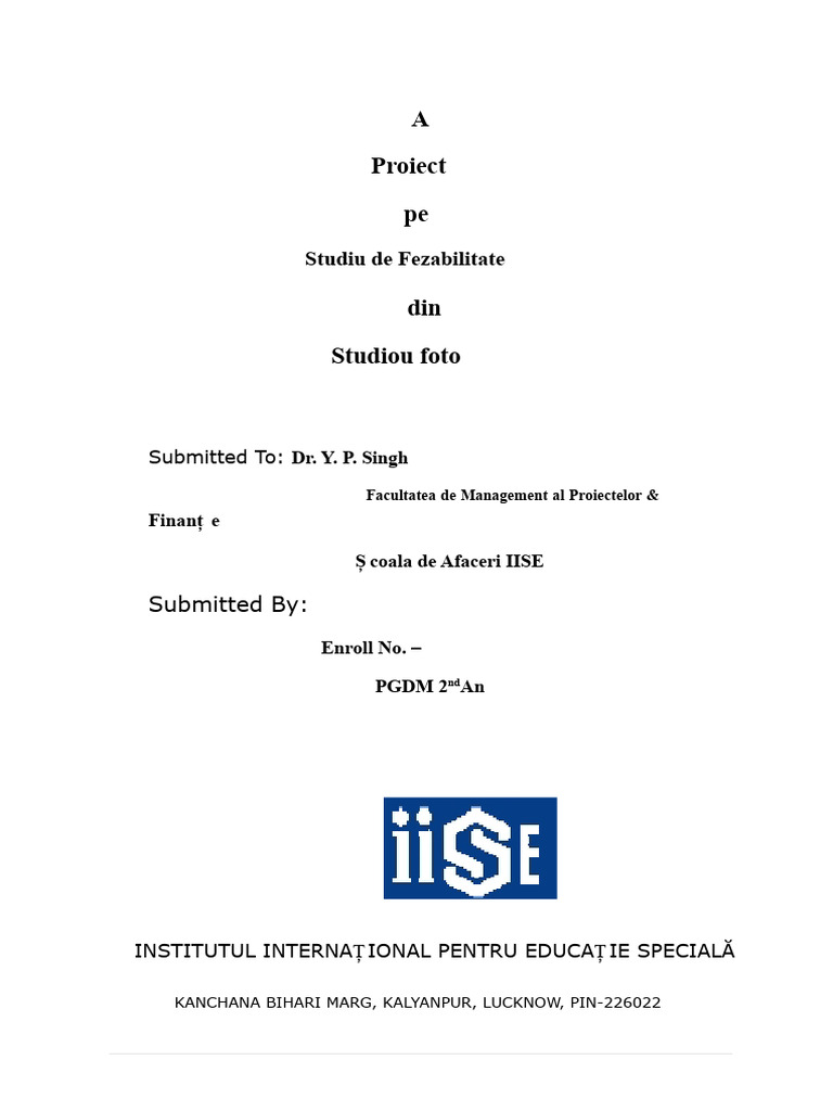 Proiectul Sir | PDF