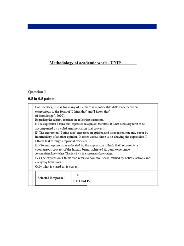 Academic Research Methodology Overview | PDF | Knowledge | Inductive ...