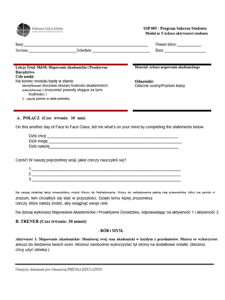 Moduł SSP 5 | PDF